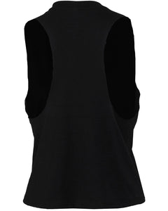 Minding My BALDHEADED Business  Ladies' Racerback Cropped Tank