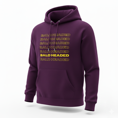 BaldHeaded Hoodie  (Purple and Gold)