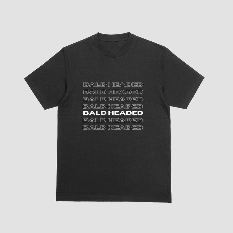 BaldHeaded Black Tee