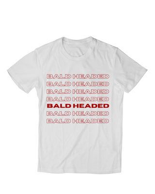 BaldHeaded White Tee