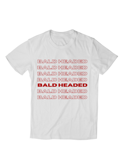 BaldHeaded White Tee