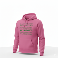 BaldHeaded Hoodie  (Pink And Green)