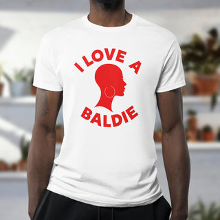 I Love A Baldie Tee